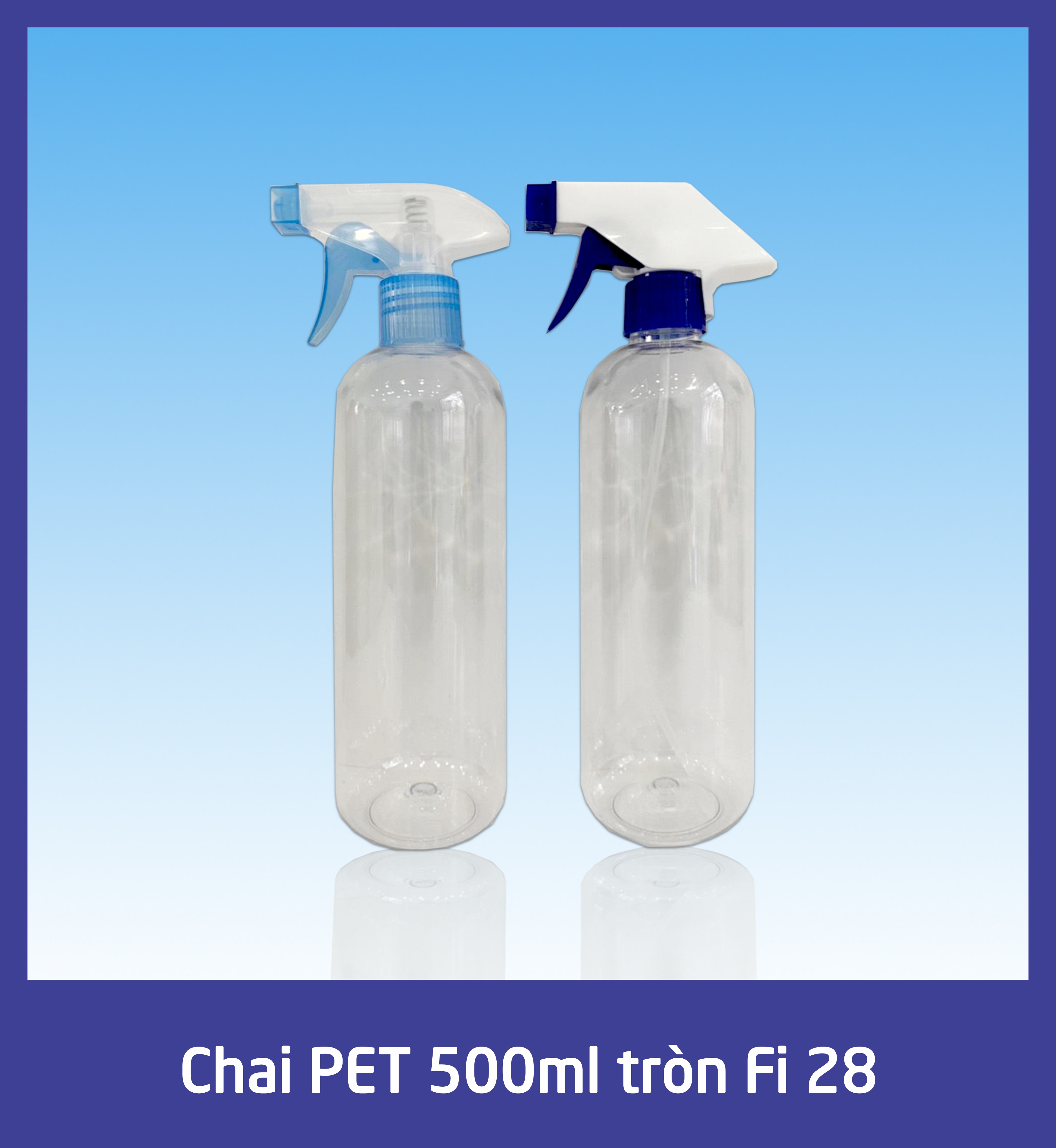 Chai 500ml tròn Fi 28